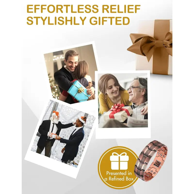 Copper magnetic bracelet-Relieve fatigue and promote blood circulation