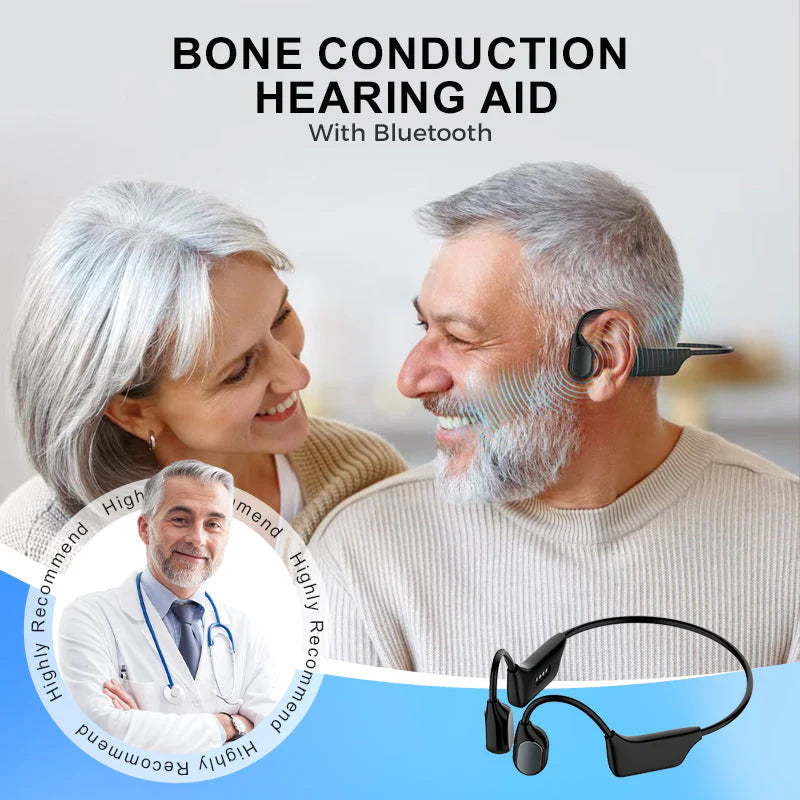 👂Revitalize your ears again💖 💥 LIMITED TIME OFFER!🔥Bone Conduction Smart Hearing Aid Bluetooth Earphones