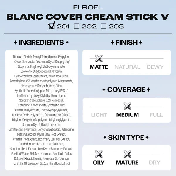 💥BUY 1 GET 1 FREE💥⏰💕🌟Cream Stick V White Korean Color-Changing Foundation Stick (t)