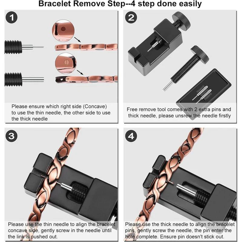 Copper magnetic bracelet-Relieve fatigue and promote blood circulation