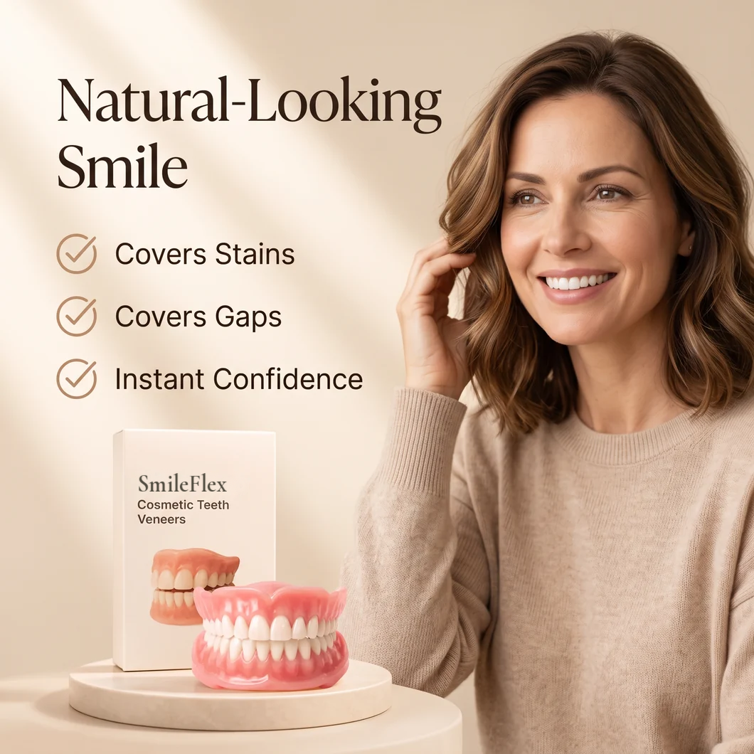 SmileFlex™- Premium Full Cover Dentures