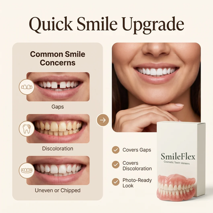 SmileFlex™- Premium Full Cover Dentures